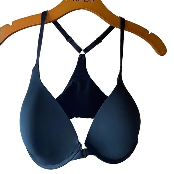 Gillian and O’malley black racer back front clasp bra - Picture 2 of 5